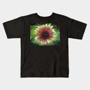 Strawberry Blonde Sunflower Kids T-Shirt